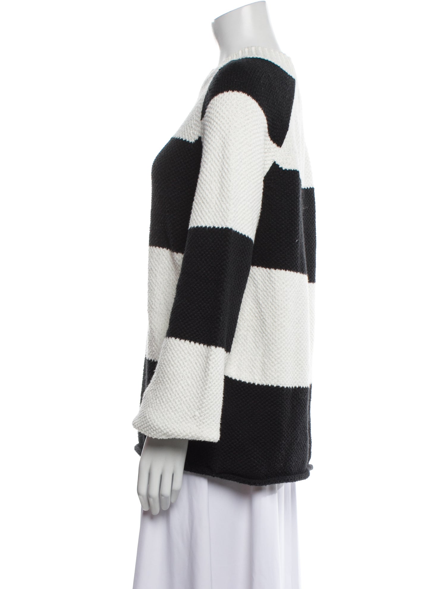 Brochu Walker Striped Mock Neck Sweater