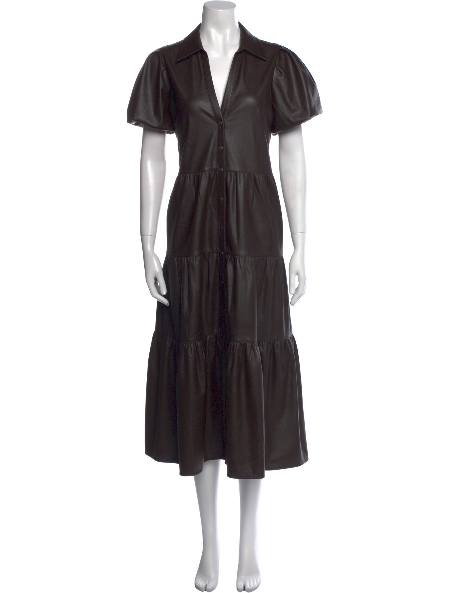 Brochu Walker V-Neck Long Dress