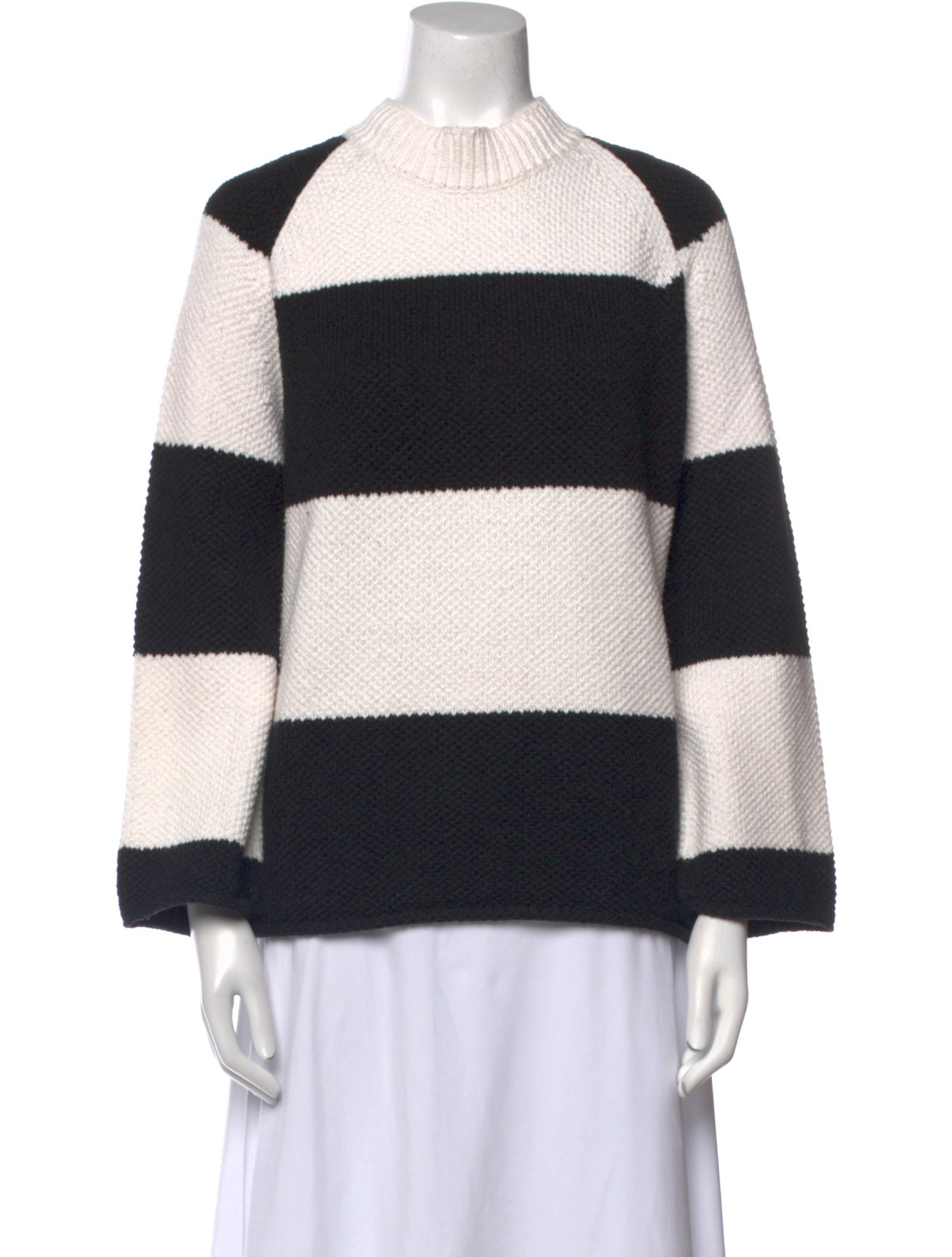 Brochu Walker Striped Mock Neck Sweater