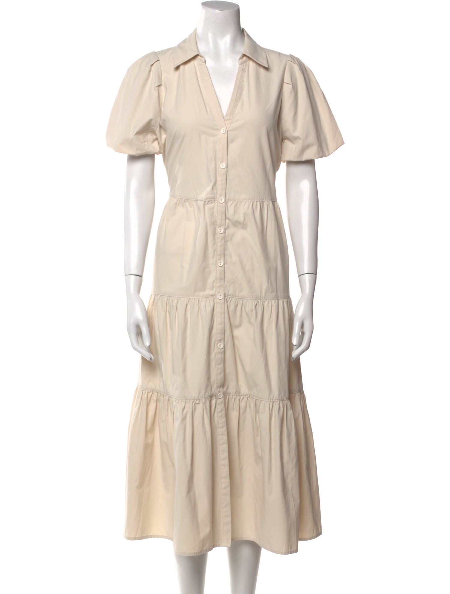 Brochu Walker Wool Midi Length Dress