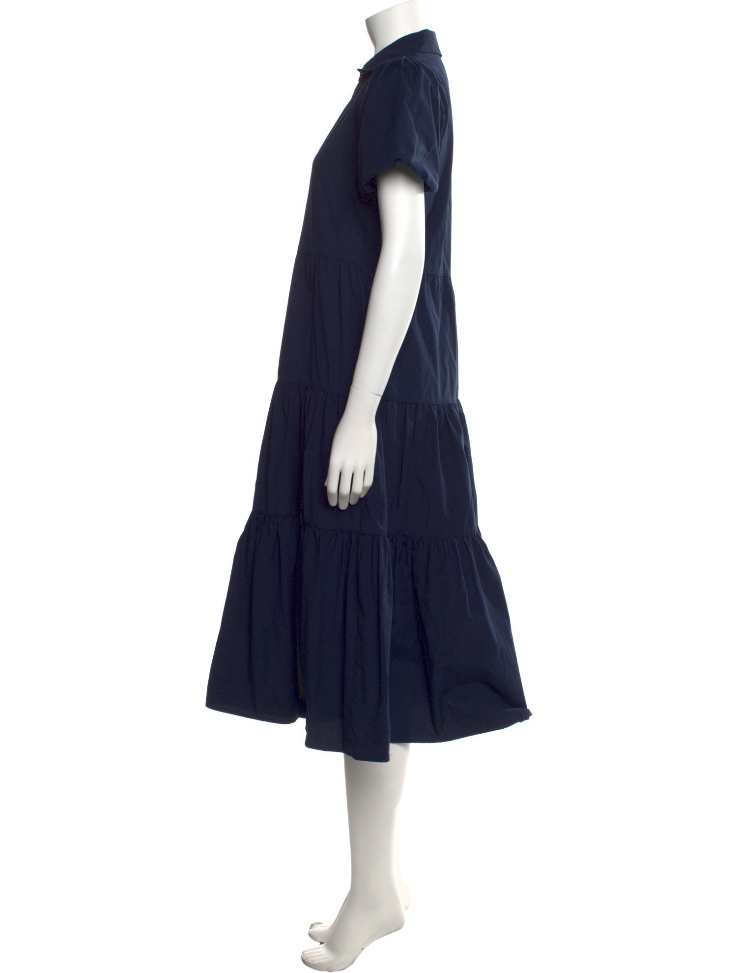 Brochu Walker V-Neck Midi Length Dress