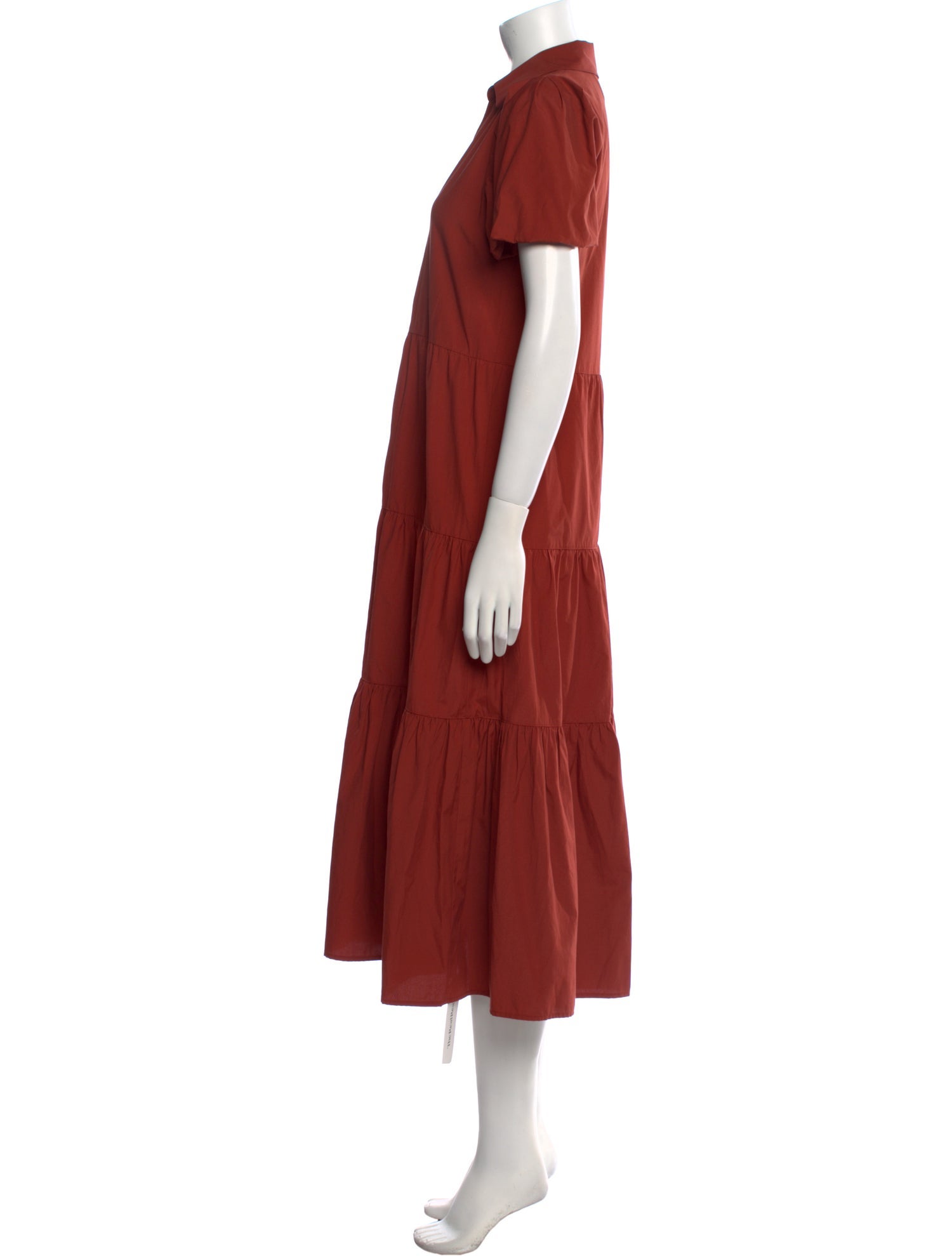 Brochu Walker V-Neck Midi Length Dress