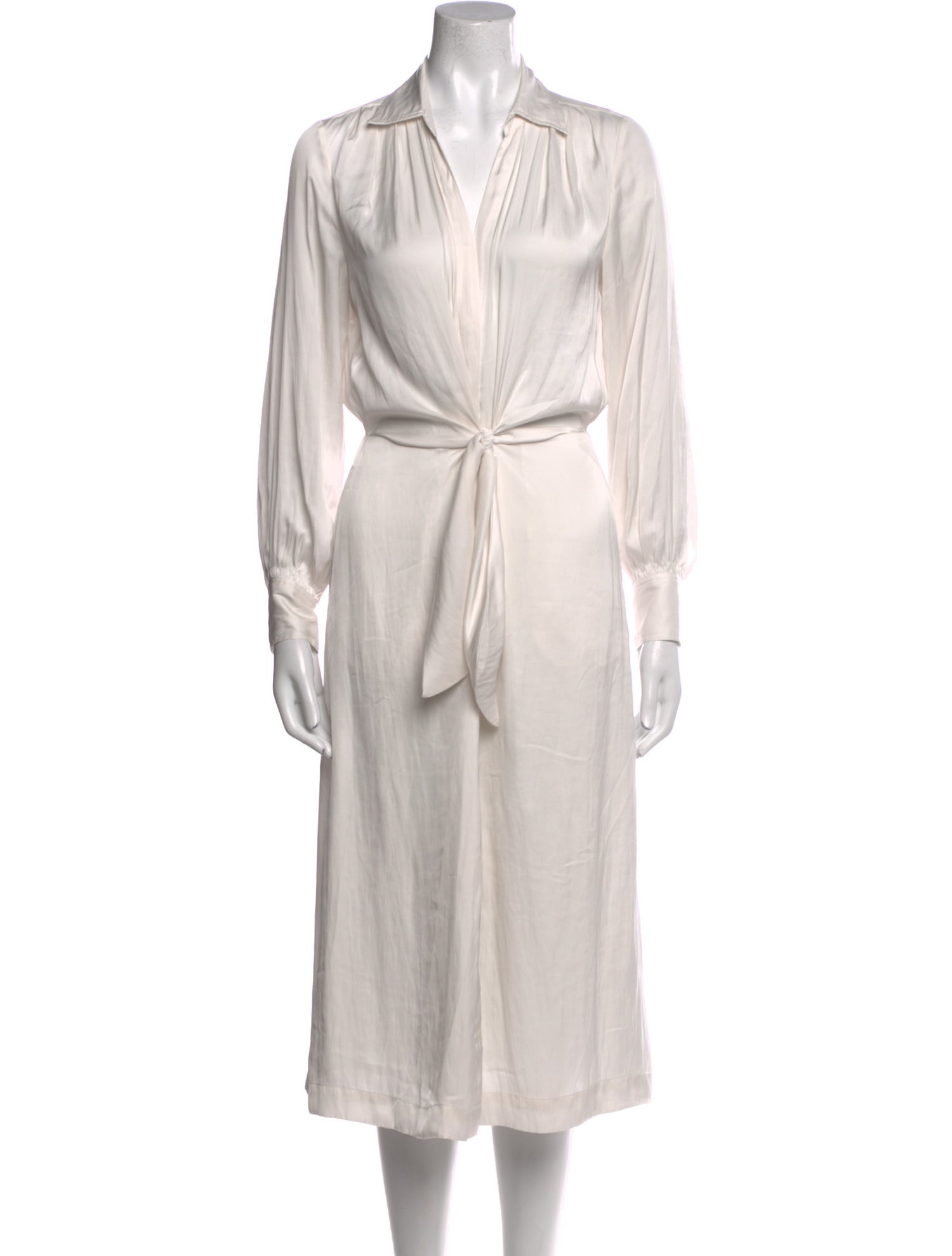 Brochu Walker V-Neck Midi Length Dress