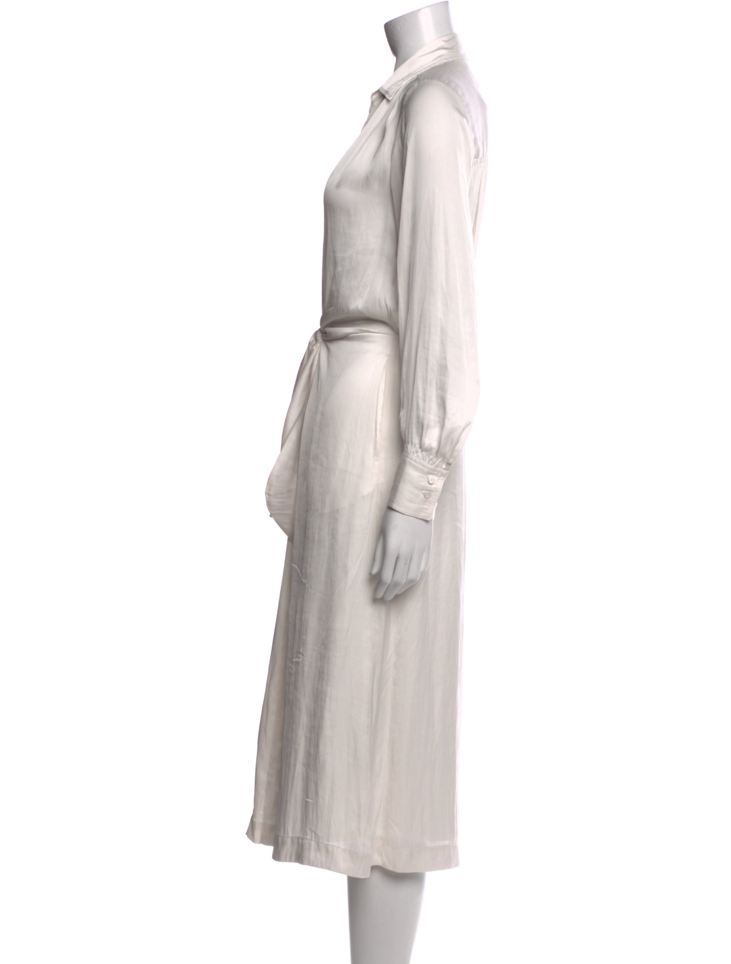 Brochu Walker V-Neck Midi Length Dress