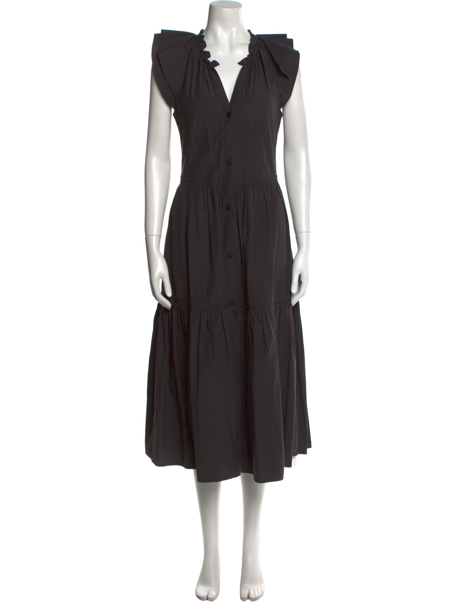 Brochu Walker V-Neck Long Dress
