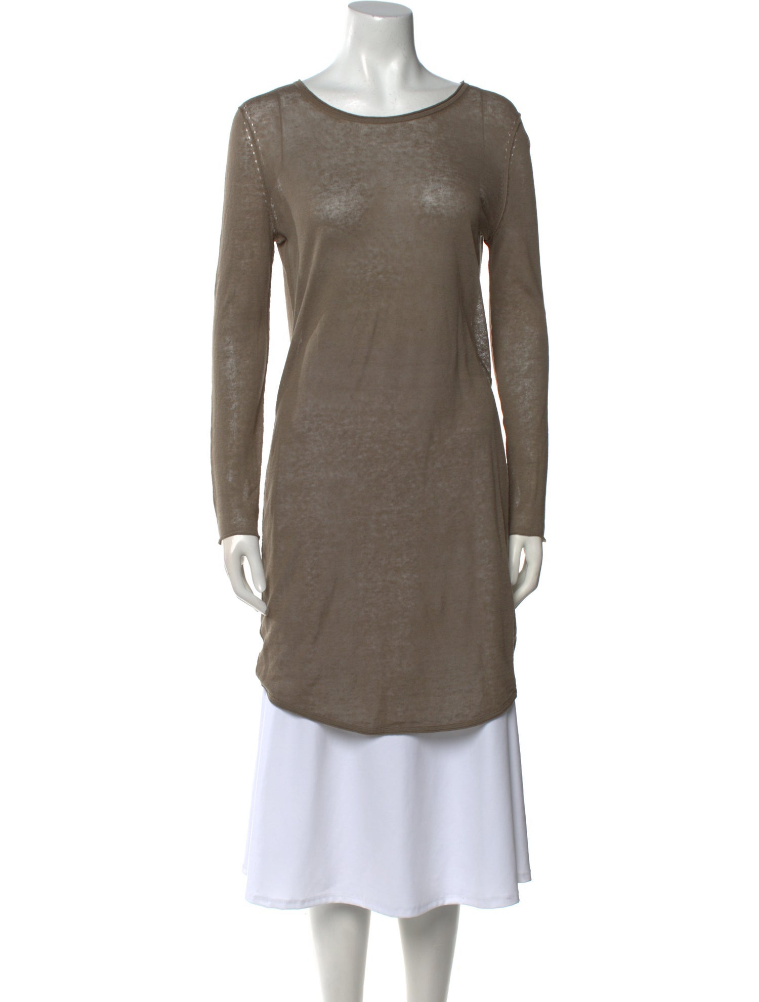Brochu Walker Linen Scoop Neck Sweater