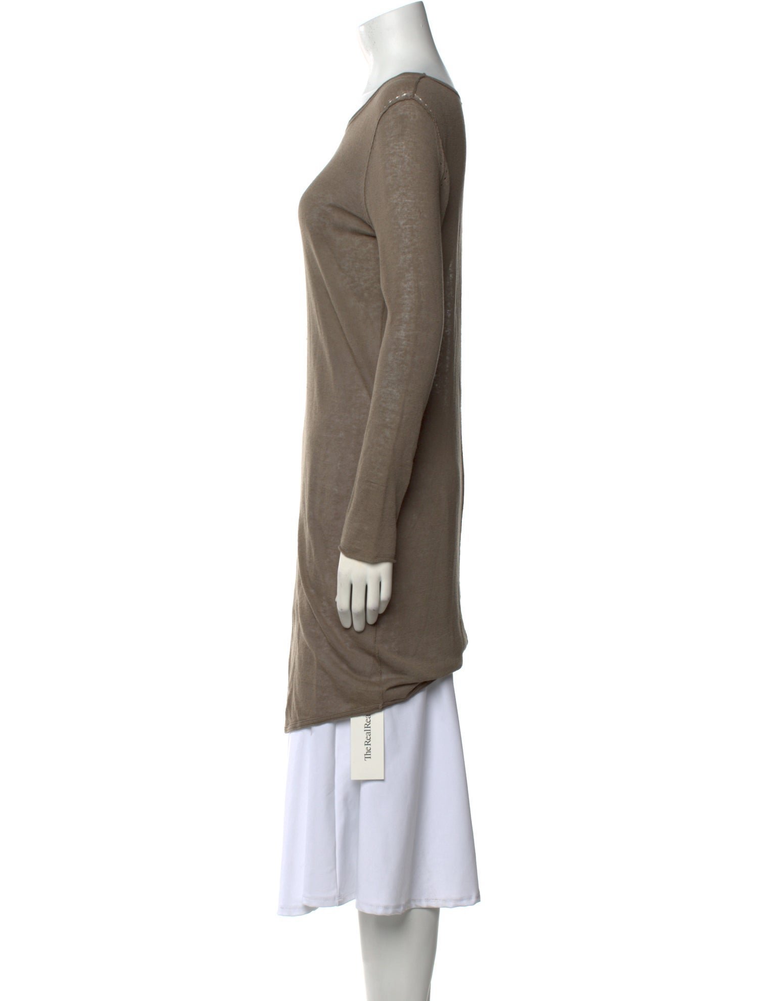 Brochu Walker Linen Scoop Neck Sweater