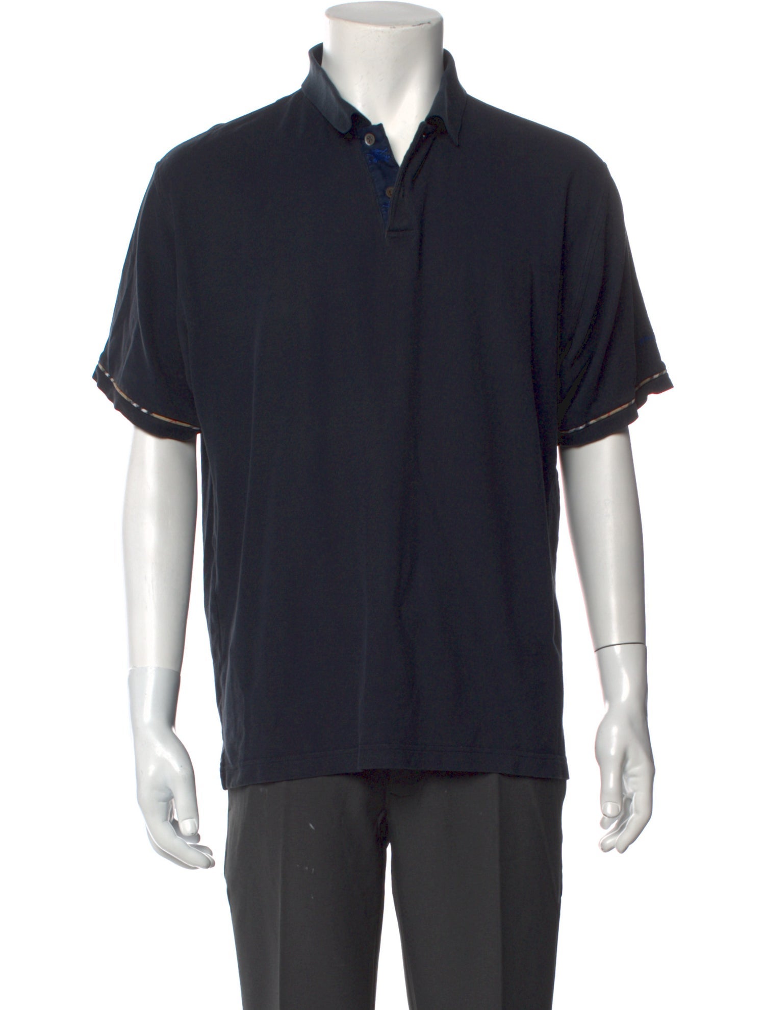 Burberry Golf House Check Pattern Collar Polo Shirt