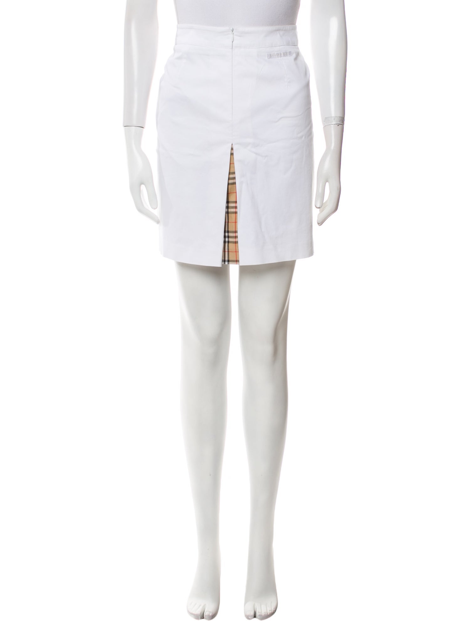 Burberry Golf Pleated Accents Mini Skirt