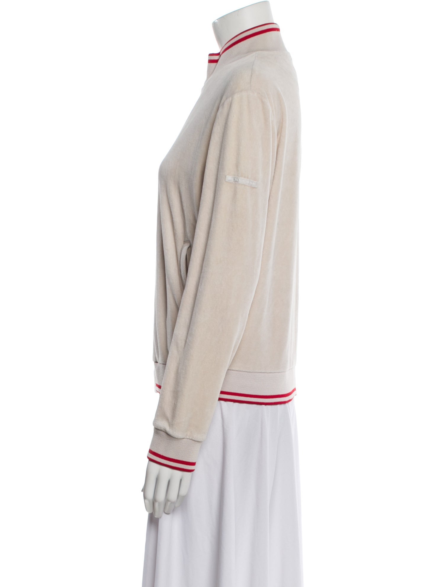 Burberry Golf Striped Bomber Jacket