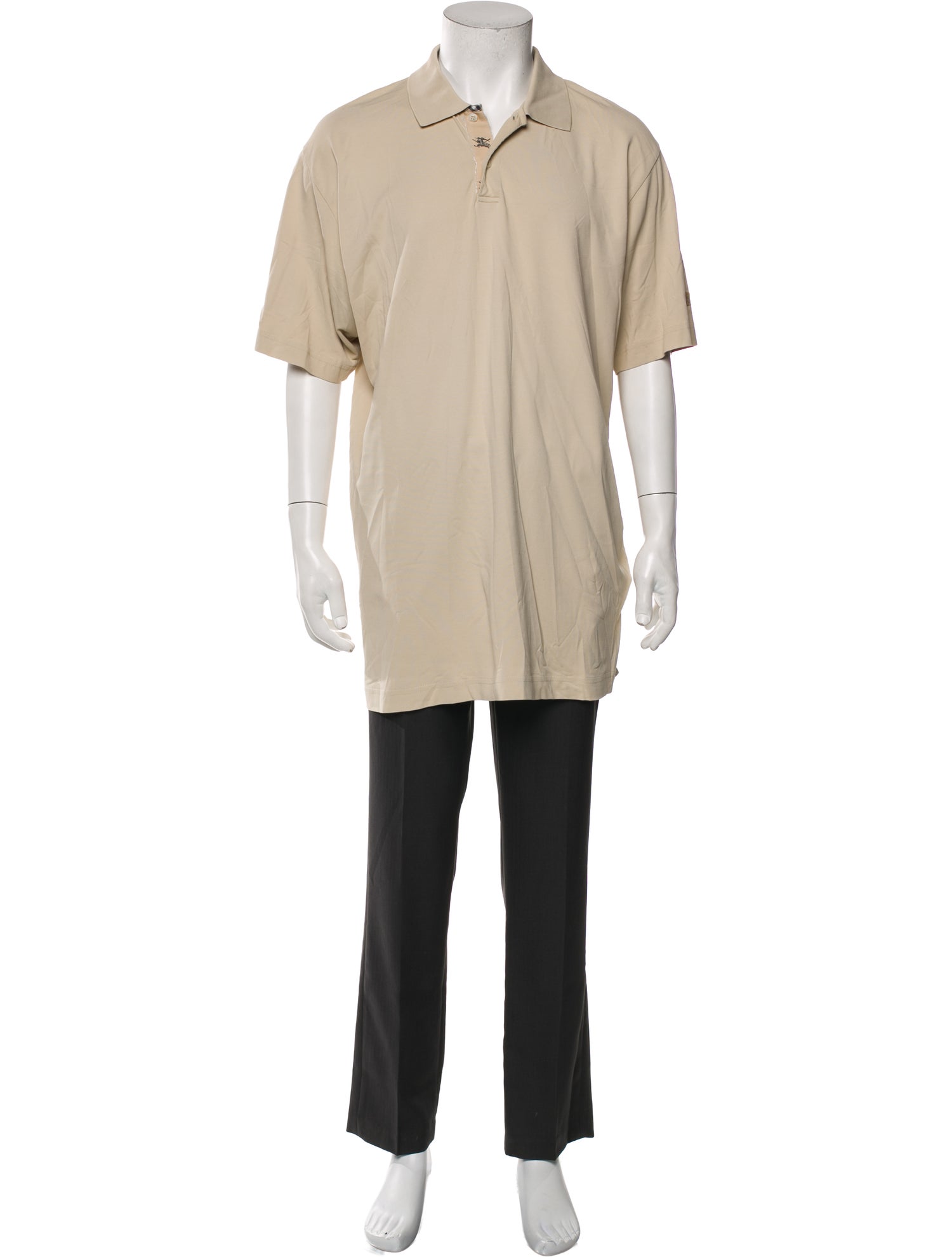 Burberry Golf Collar Short Sleeve Polo Shirt