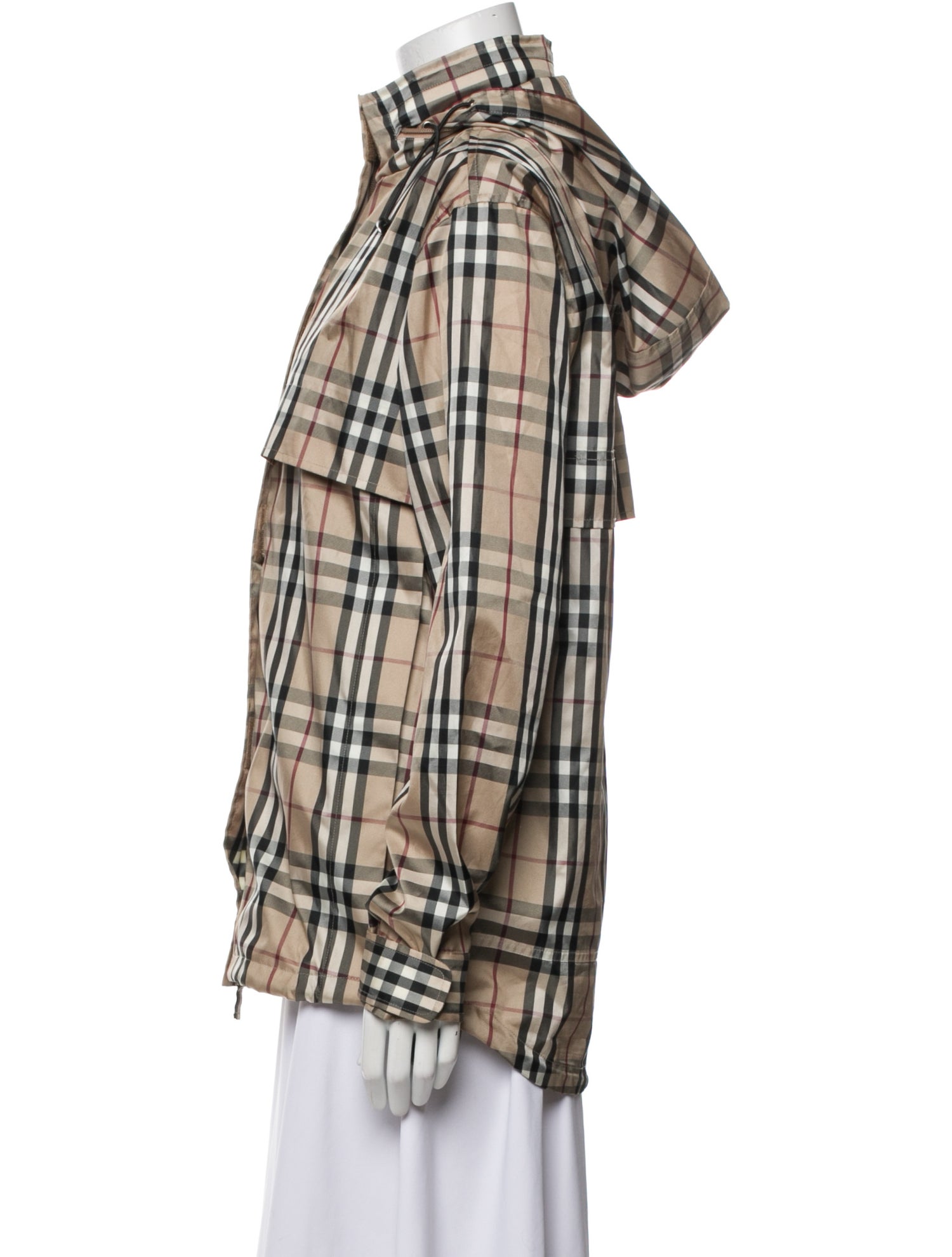 Burberry Golf Plaid Print Jacket