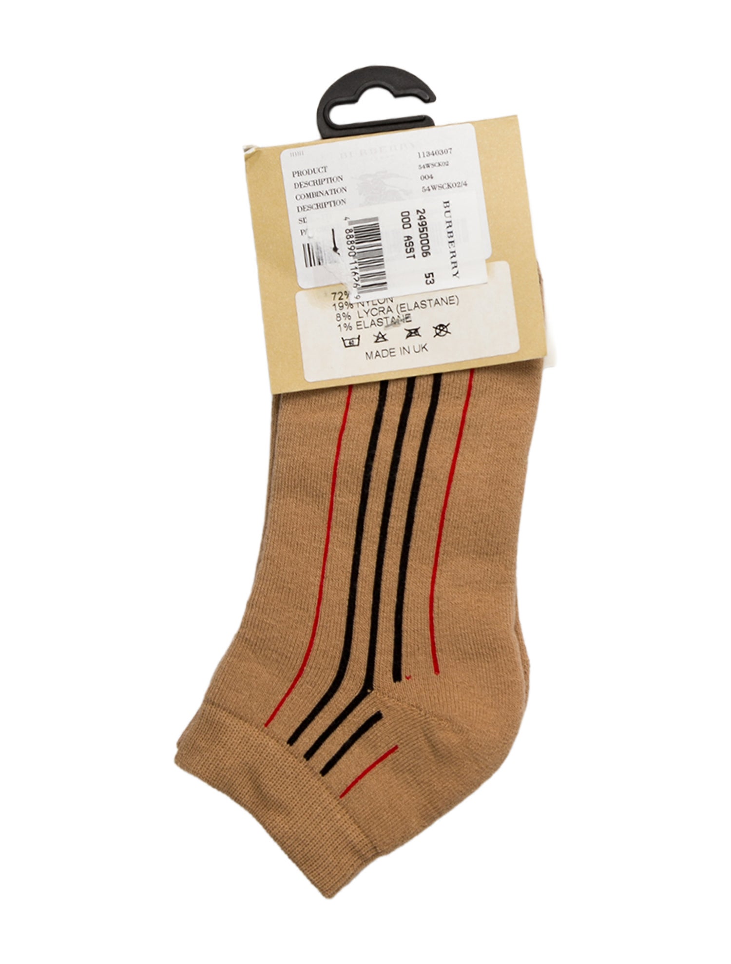 Burberry Golf Ankle Socks w/Tags
