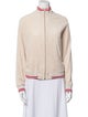 Burberry Golf Colorblock Pattern Bomber Jacket