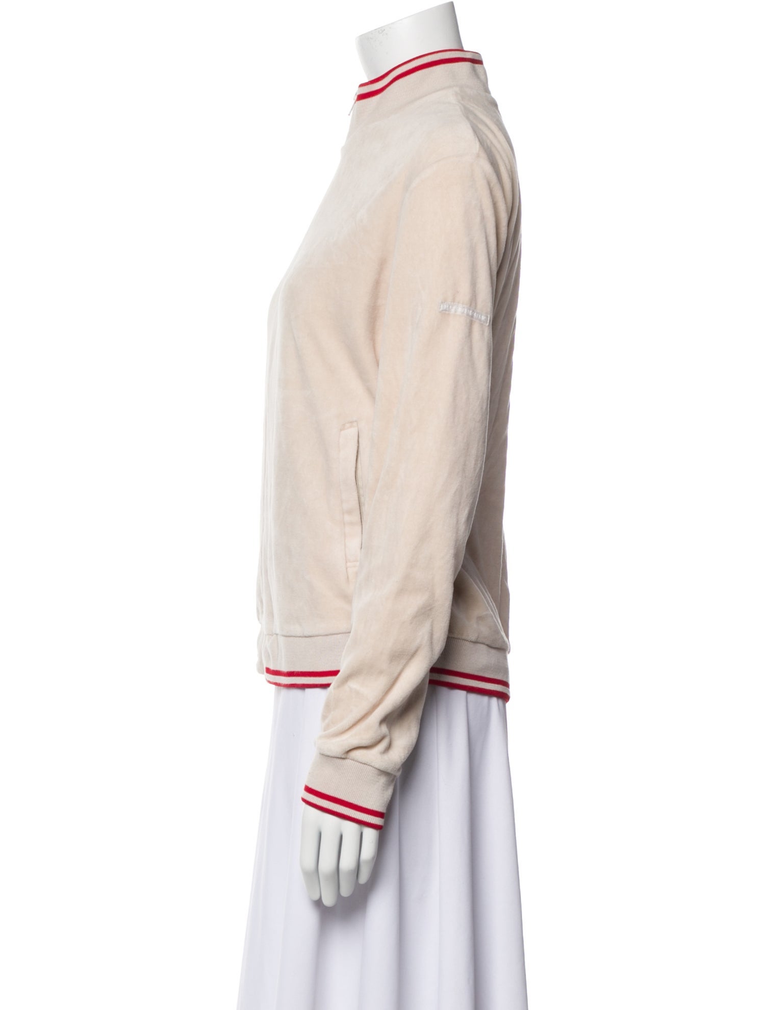 Burberry Golf Colorblock Pattern Bomber Jacket