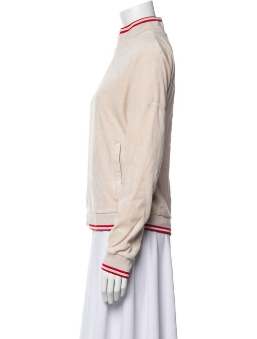 Burberry Golf Colorblock Pattern Bomber Jacket