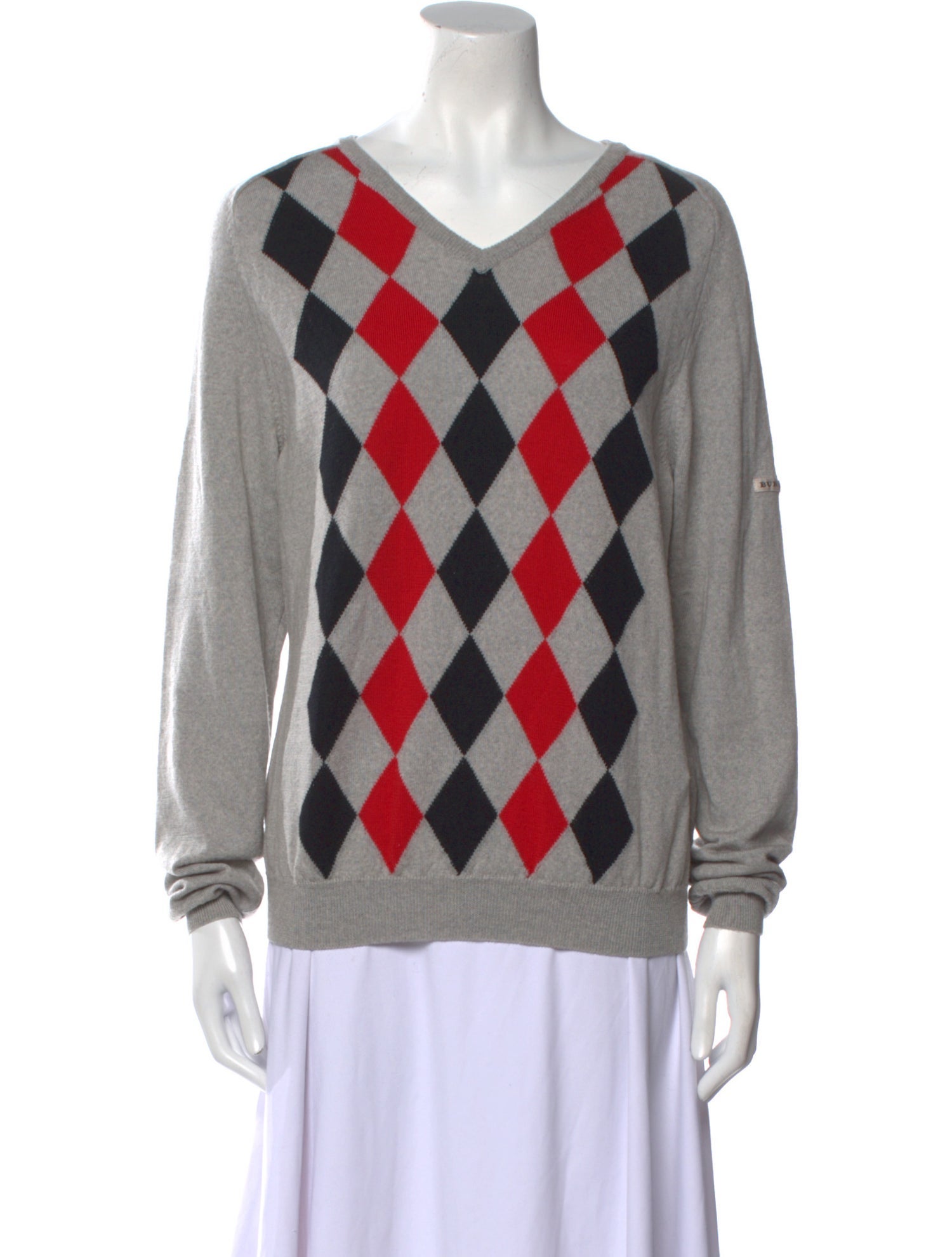 Burberry Golf Merino Wool Printed Sweater