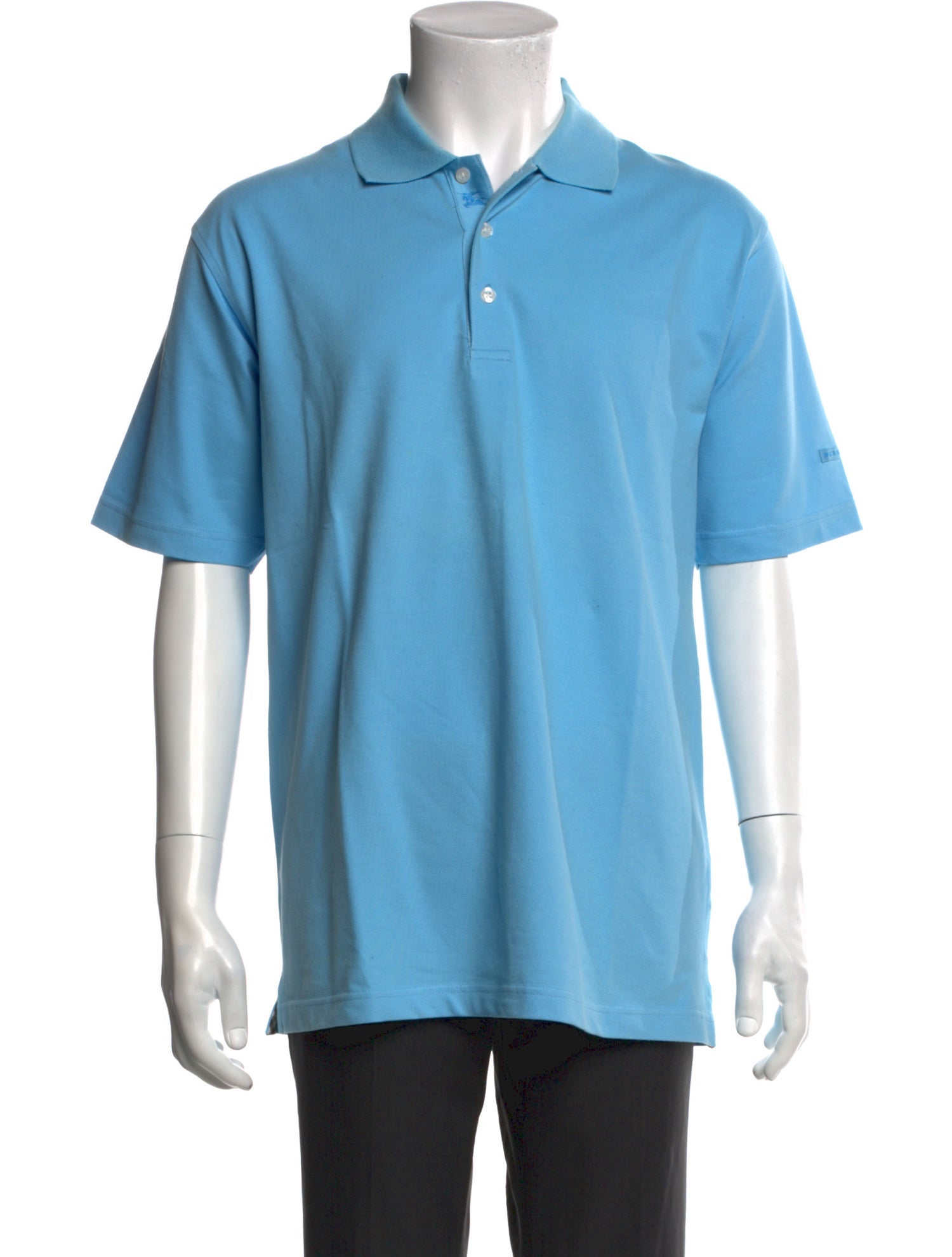 Burberry Golf Collar Short Sleeve Polo Shirt