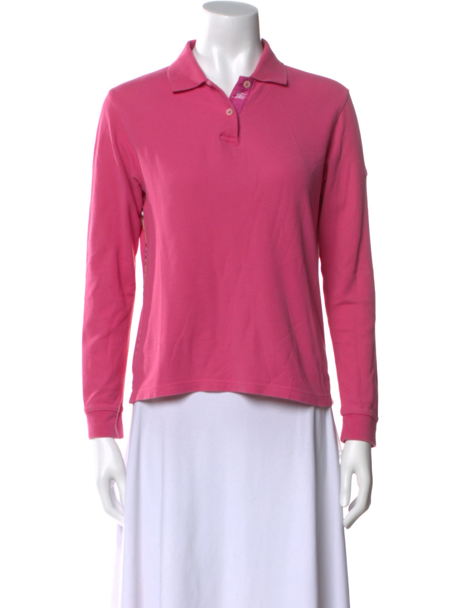 Burberry Golf Long Sleeve Polo