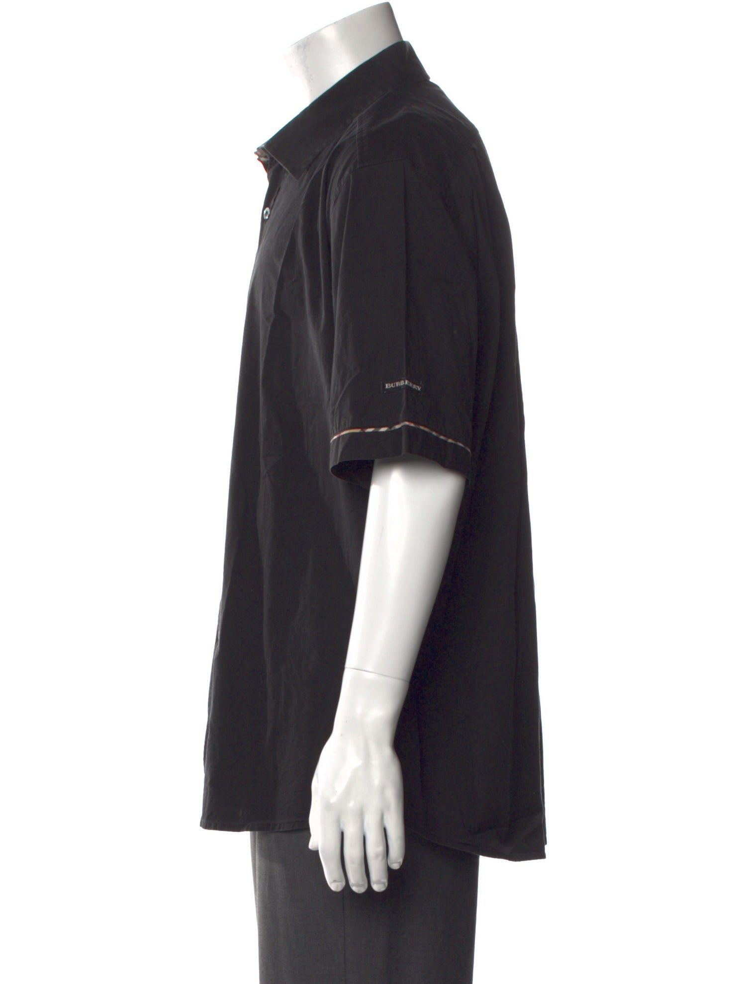 Burberry Golf House Check Pattern Short Sleeve Shirt