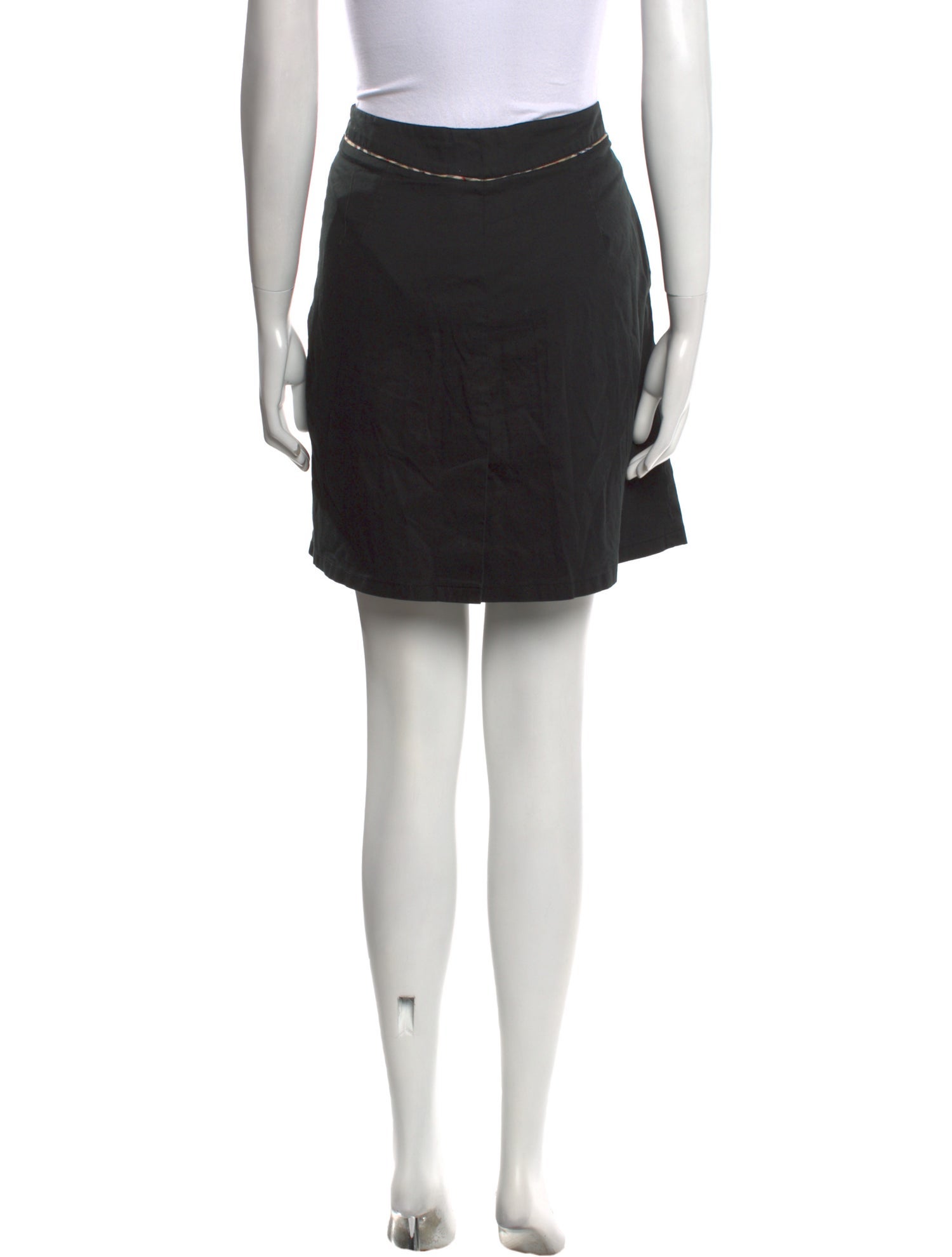Burberry Golf Pleated Accents Mini Skirt