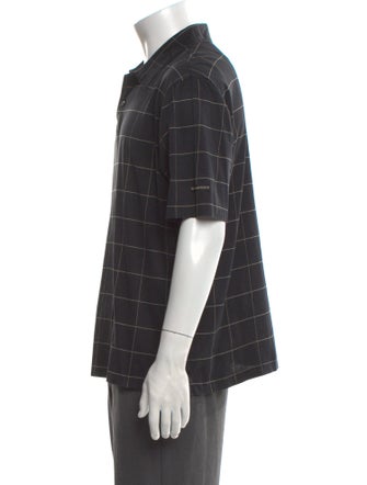 Burberry Golf Plaid Print Collar Polo Shirt