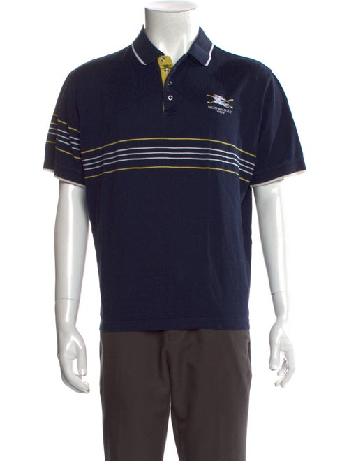 Burberry Golf House Check Pattern Collar Polo Shirt