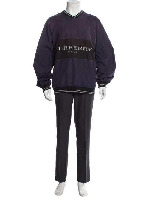 Burberry Golf Striped Windbreaker