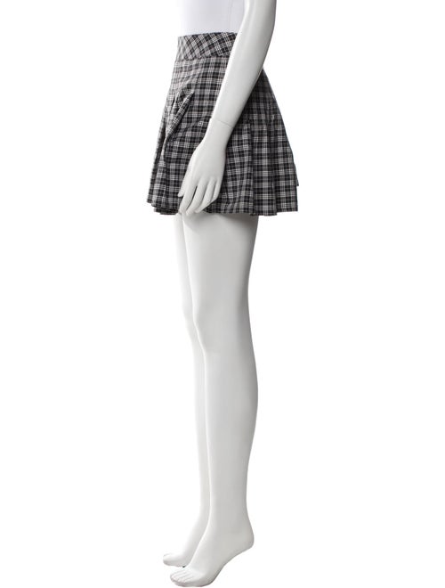 Burberry Golf Plaid Print Mini Skirt