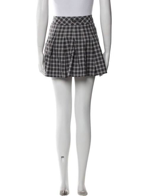 Burberry Golf Plaid Print Mini Skirt