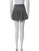 Burberry Golf Plaid Print Mini Skirt