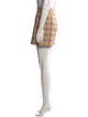 Burberry Golf Plaid Print Mini Shorts