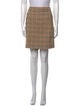 Burberry Golf Plaid Print Mini Skirt