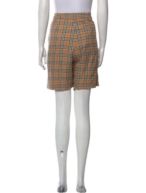 Burberry Golf Plaid Print Mini Skirt