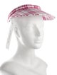 Burberry Golf Cotton Pattern Print Visor Golf Hat