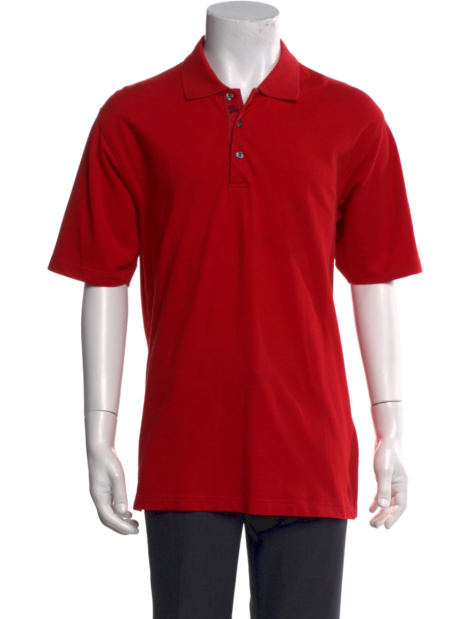 Burberry Golf Nova Check Pattern Collar Polo Shirt