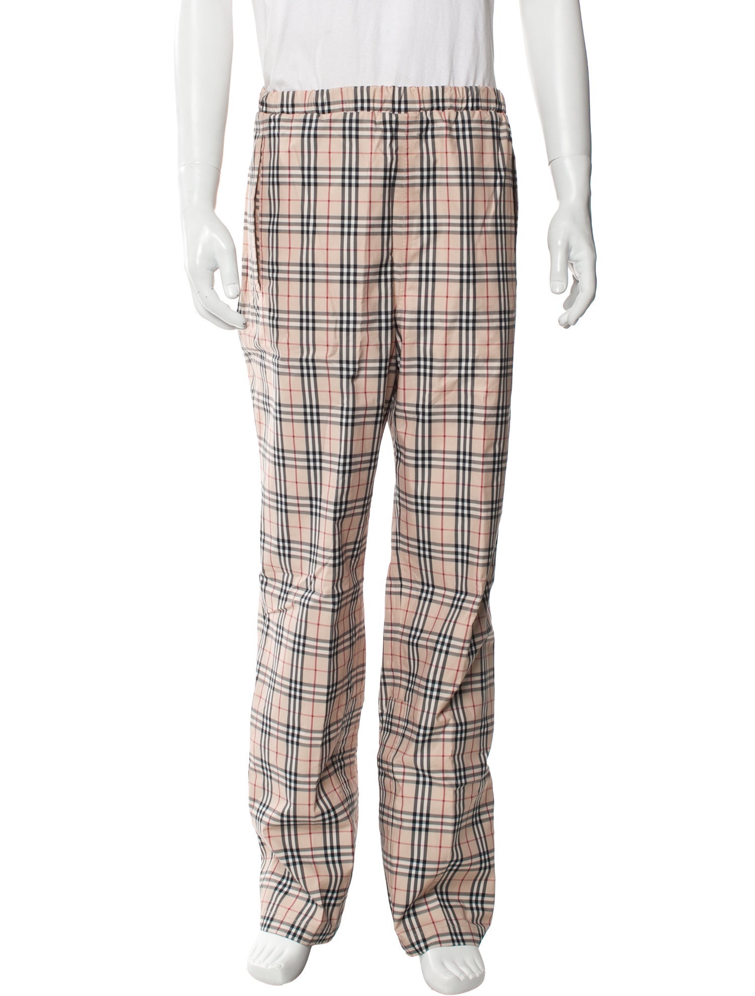 Burberry Golf Plaid Print Pants