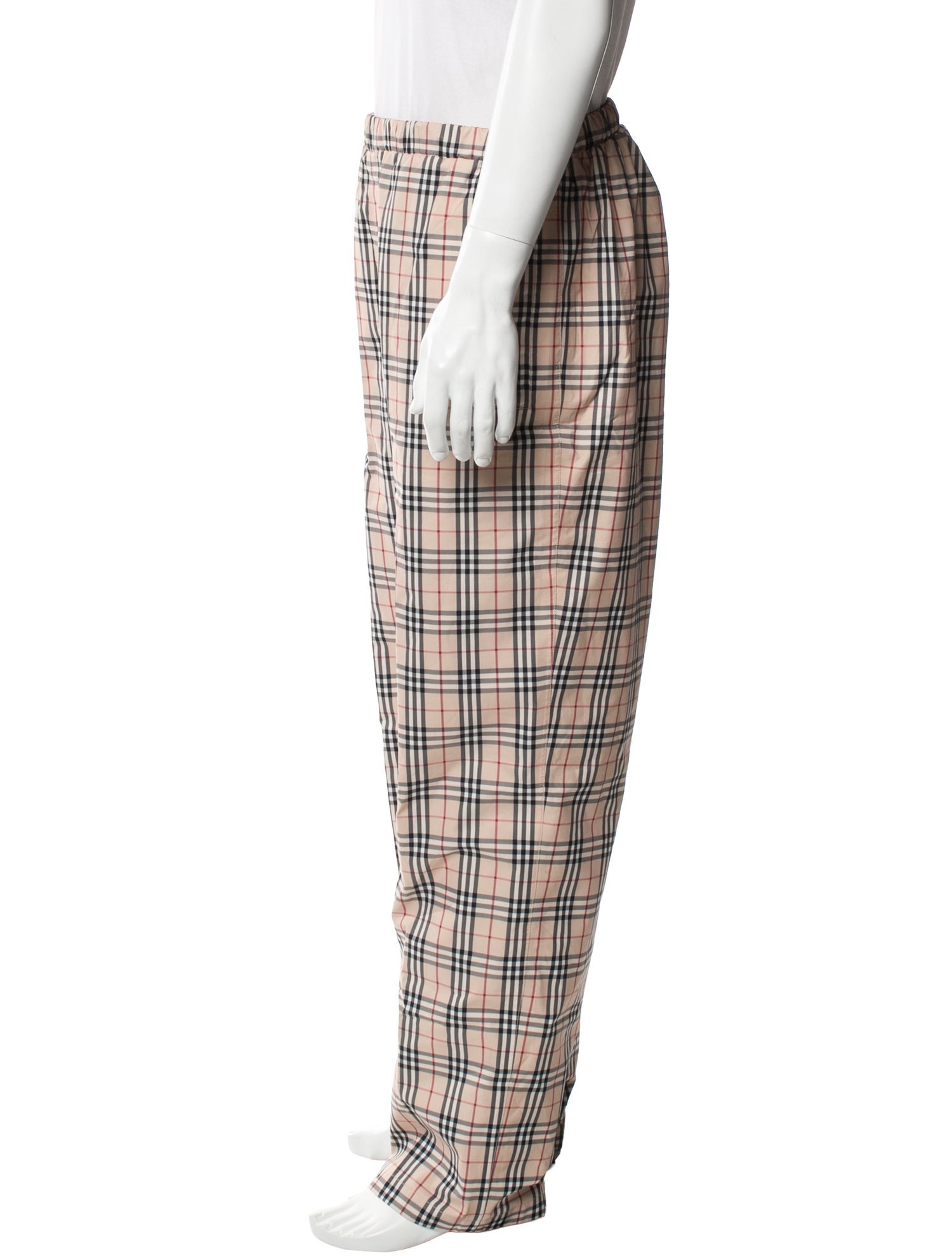 Burberry Golf Plaid Print Pants