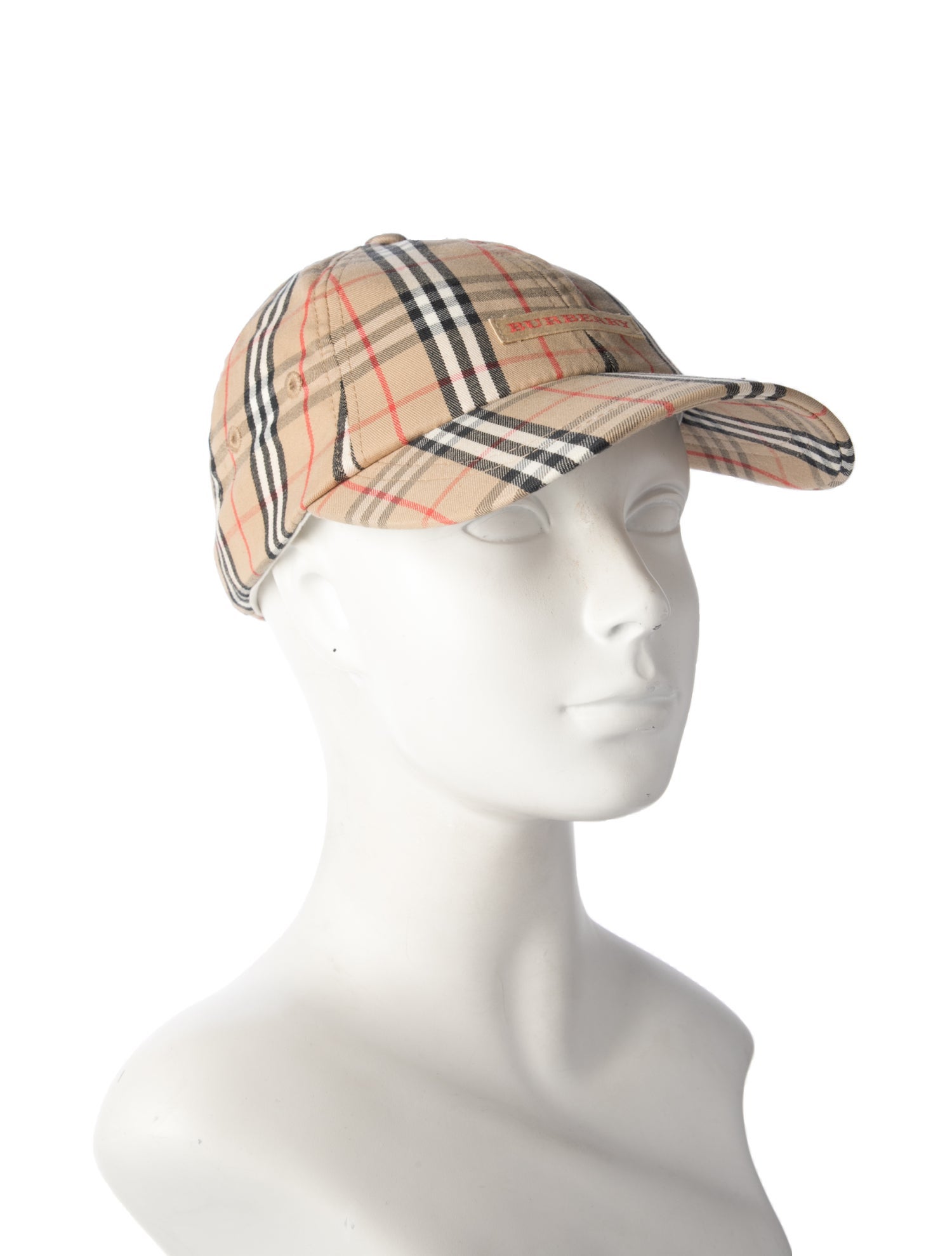 Burberry Golf Checkered Adjustable Baseball Cap