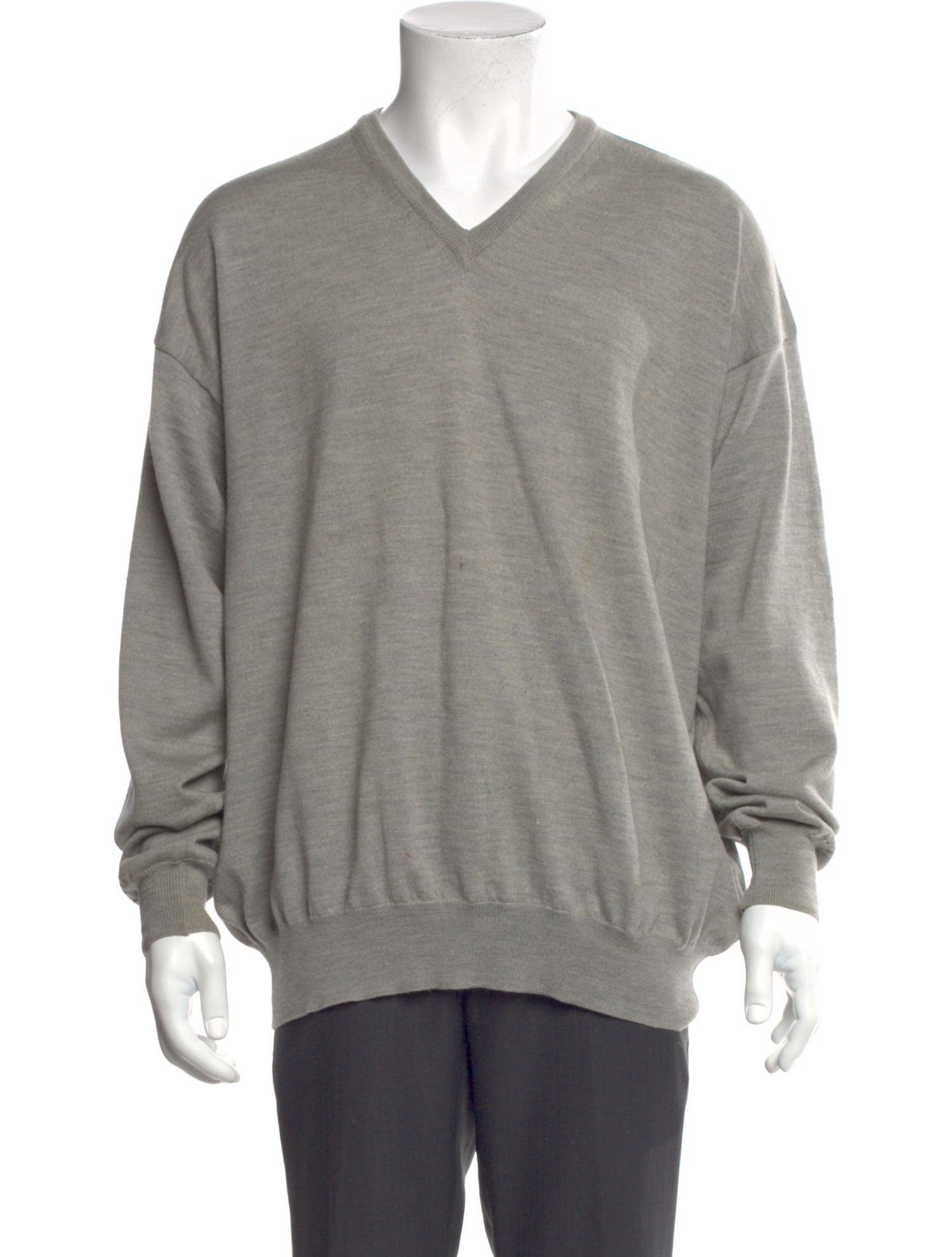 Burberry Golf V-Neck Long Sleeve Pullover