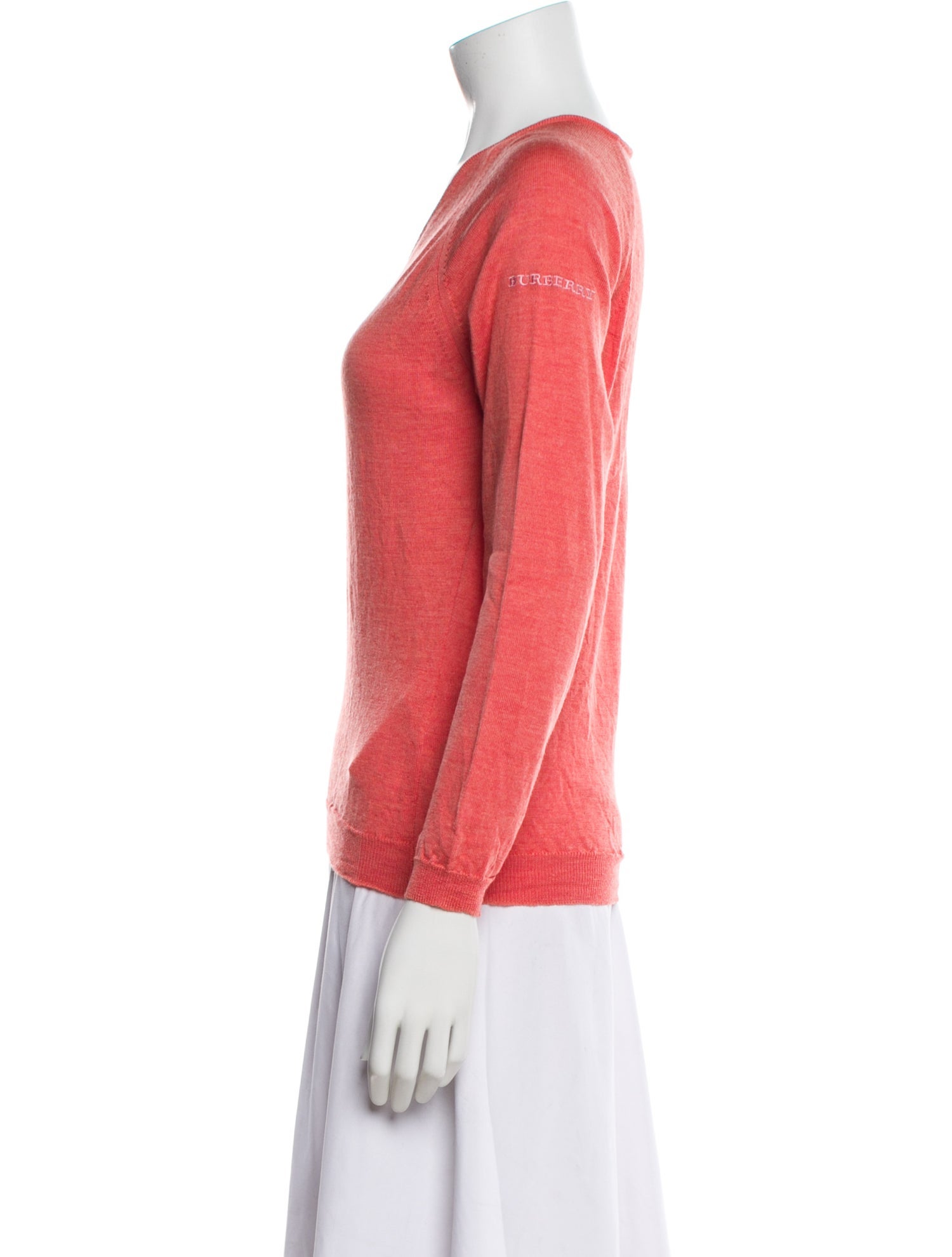 Burberry Golf Merino Wool V-Neck Sweater