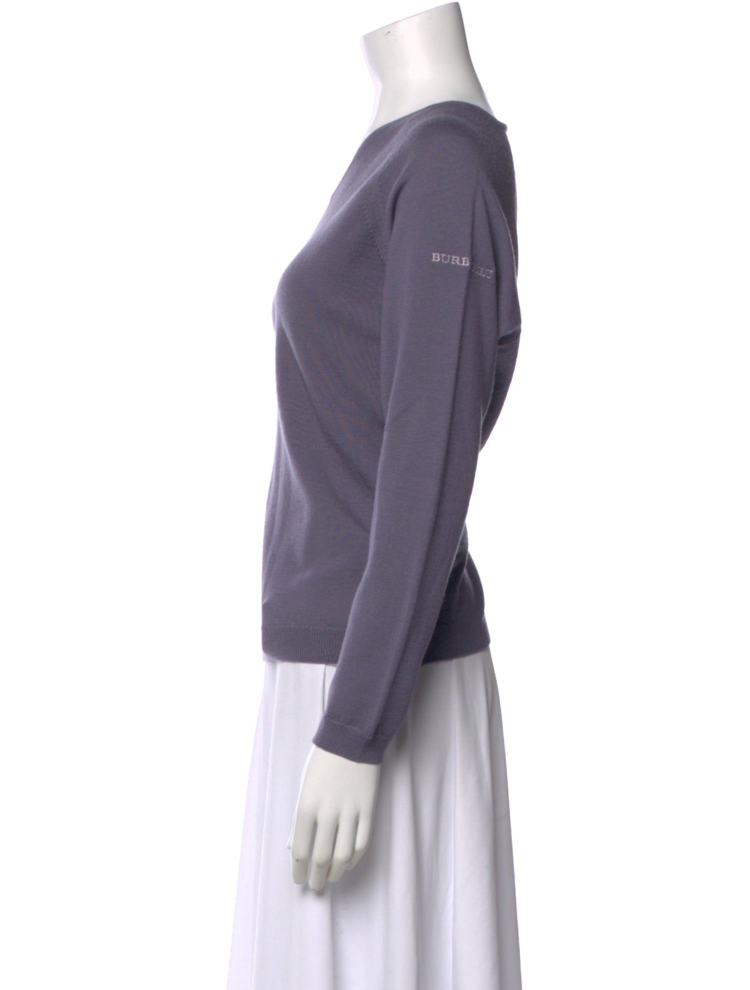 Burberry Golf Merino Wool V-Neck Sweater
