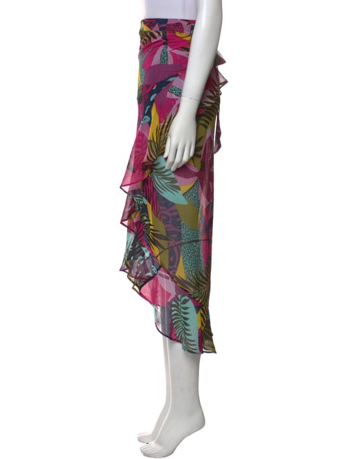 Bleu Rod Beattie Printed Midi Length Skirt