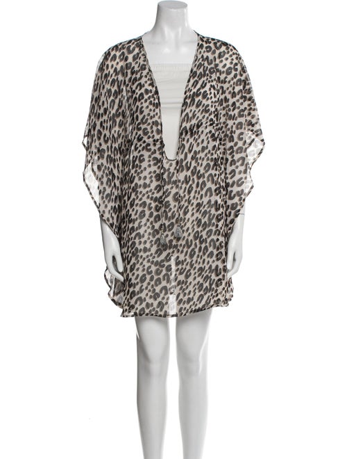 Bleu Rod Beattie Animal Print Tassel Accents Nightgown