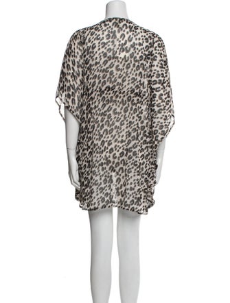 Bleu Rod Beattie Animal Print Tassel Accents Nightgown