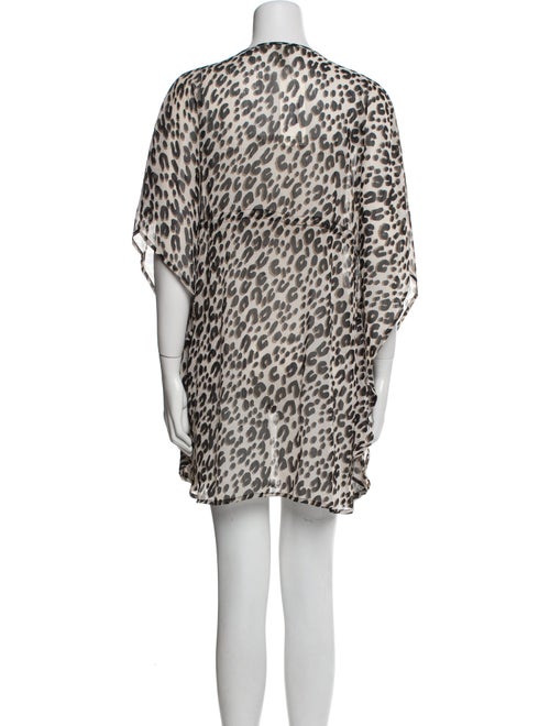 Bleu Rod Beattie Animal Print Tassel Accents Nightgown