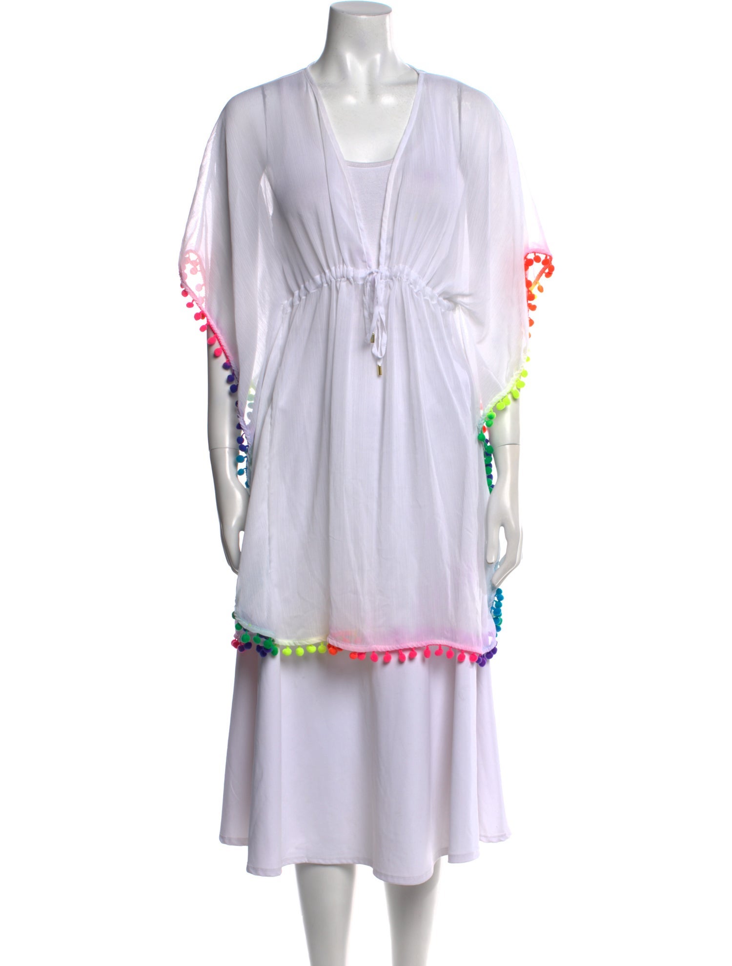 Bleu Rod Beattie V-Neck Three-Quarter Sleeve Tunic