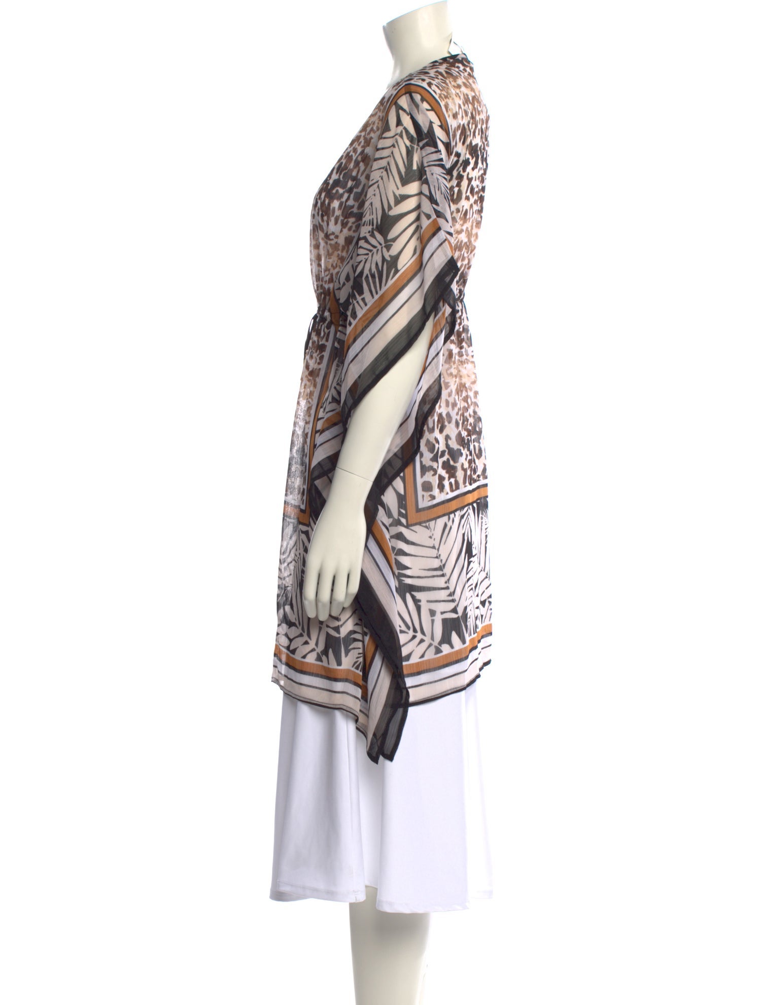 Bleu Rod Beattie Paisley Print V-Neck Tunic