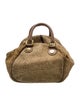 Borbonese Suede Top Handle Bag