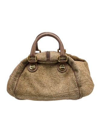 Borbonese Suede Top Handle Bag
